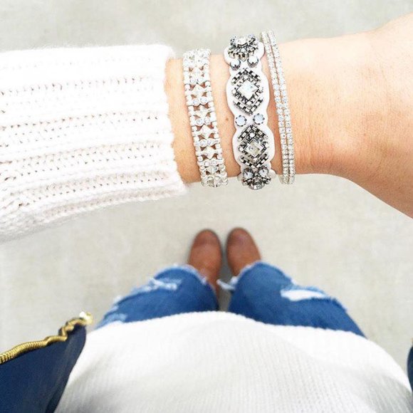 Stella & Dot Chiara Embroidered Bracelet - Picture 5 of 9